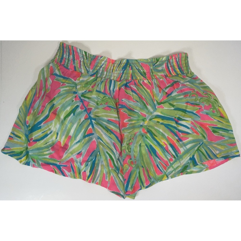 NWOT Women's‎ Lilly Pulitzer Kat Shorts Elastic Waist - Tiki Pink - Size XL